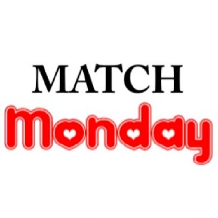 Match Monday graphic, decorative lettering